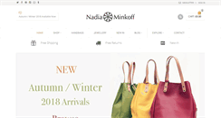 Desktop Screenshot of nadiaminkoff.com